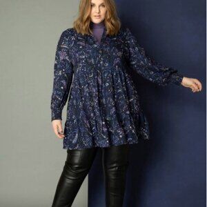 NWT Yest Varia Printed Tunic Dress 12